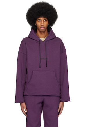 Purple Graphic Hoodie