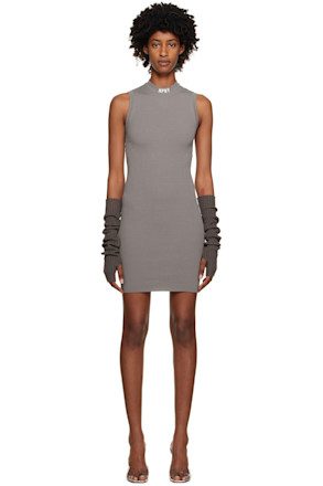Gray 'HPNY' Minidress