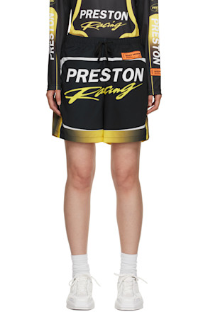 Black & Yellow Preston Racing Shorts