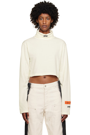 White 'HPNY' Turtleneck