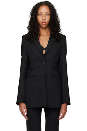 Black Bra Blazer