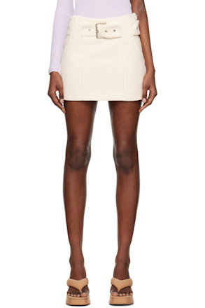 Off-White Belted Miniskirt