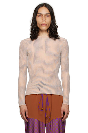 SSENSE Exclusive Beige Sweater