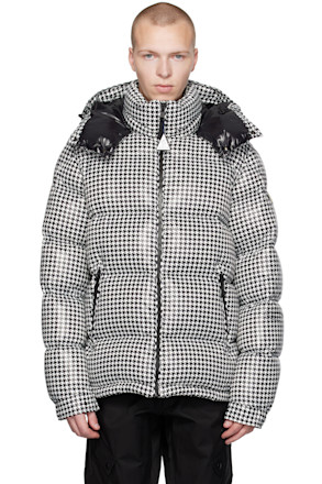 7 Moncler FRGMT Hiroshi Fujiwara Black & White Socotrine Down Jacket