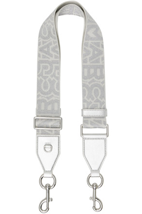 Silver 'The Monogram Utility' Shoulder Strap