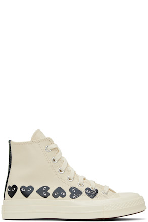 Off-White Converse Edition Chuck 70 Multi Heart Sneakers