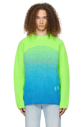 Green Gradient Rainbow Sweater