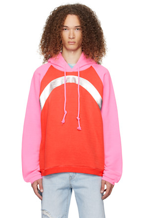 Pink & Red Rainbow Hoodie