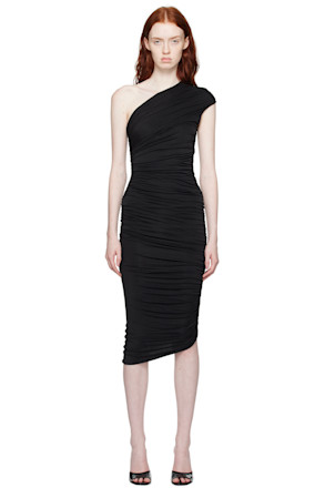 Black Ira Midi Dress