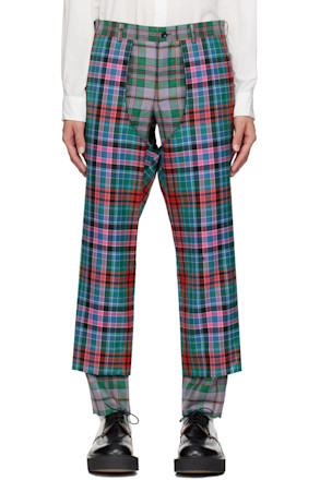 Multicolor Tartan Trousers