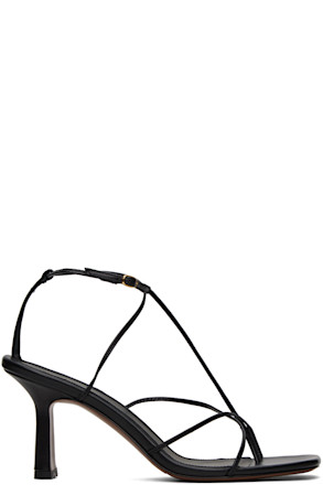 Black Alphard Heeled Sandals