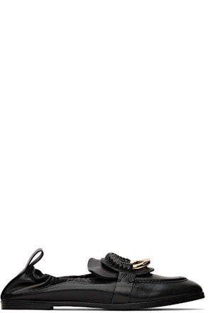 Black Hana Loafers