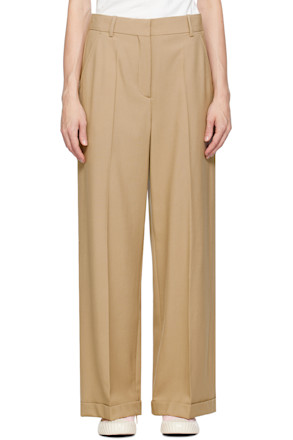 Beige Kenzo Paris Suit Trousers