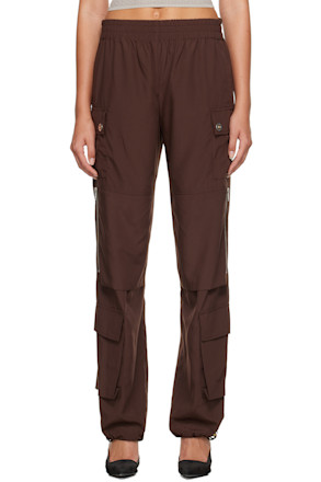 Brown Pocket Cargo Trousers