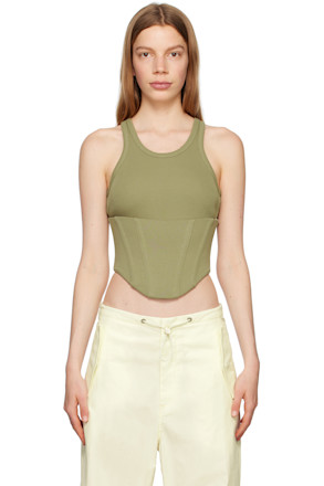 Khaki Float Tank Top