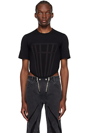 Black Corset T-Shirt