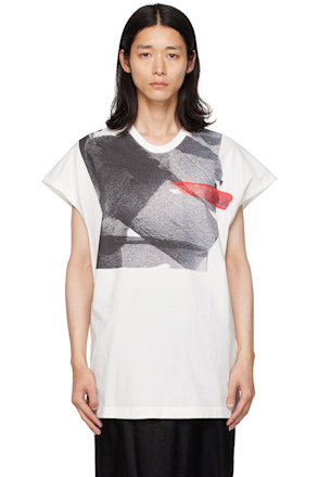 White Printed T-Shirt