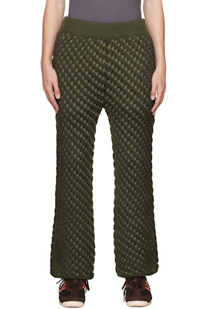 Green Succulent Sweatpants