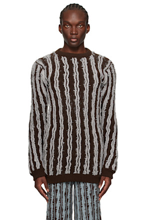 Brown & Gray Cactus Sweater