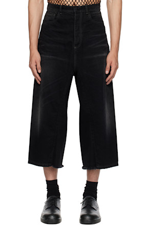 Black Column Jeans