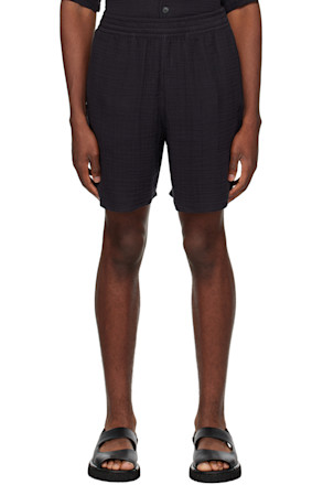 Navy Smooth Steve Shorts