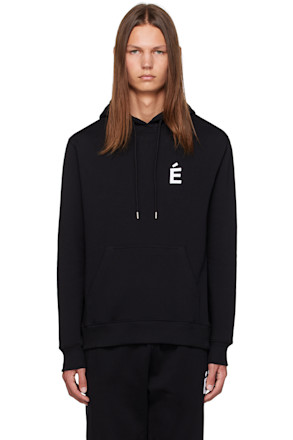 Black Klein Patch Hoodie