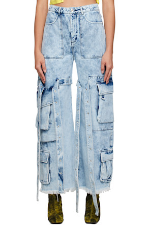 Blue Multipocket Jeans
