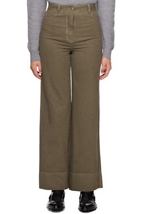 Khaki Prestyn Trousers