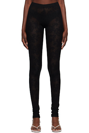 Black Chalet Leggings