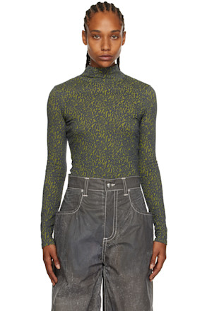 Green Shrunk Turtleneck