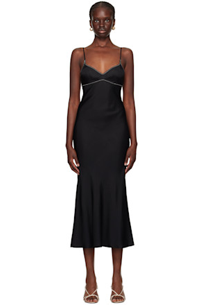 Black Emery Midi Dress