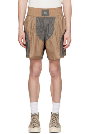 Beige Jordan Barrett Edition Boxing Shorts