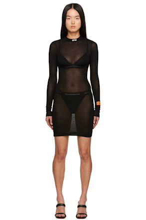 Black 'HPNY' Minidress