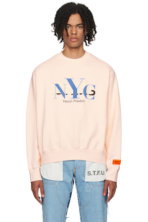 Pink 'NYC' Censored Sweatshirt