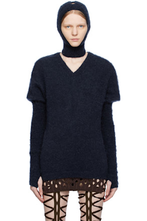 Navy School Sweater