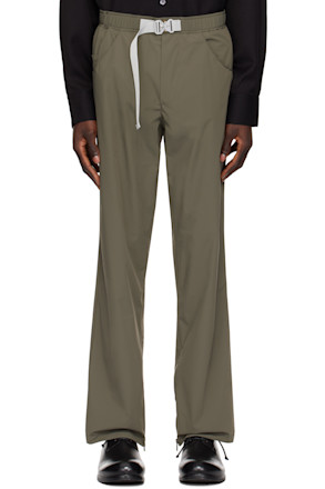 Khaki Buckle Trousers