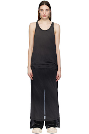 Black Layered Maxi Dress