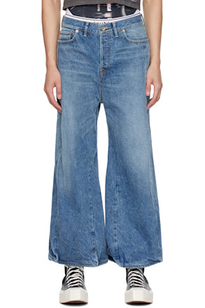Blue Robot Legs Jeans