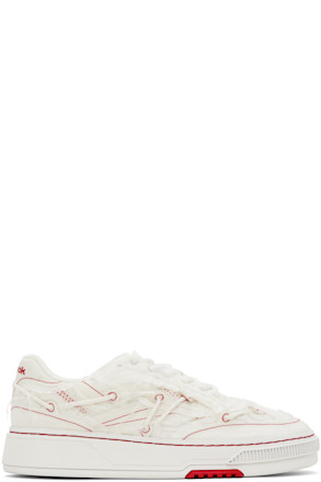 White Reebok Edition Club C LTD Sneakers