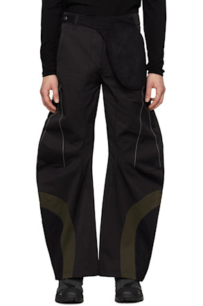 Black Articulated Waistbag V1 Trousers
