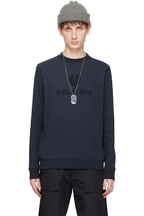 Navy Appliqué Sweatshirt