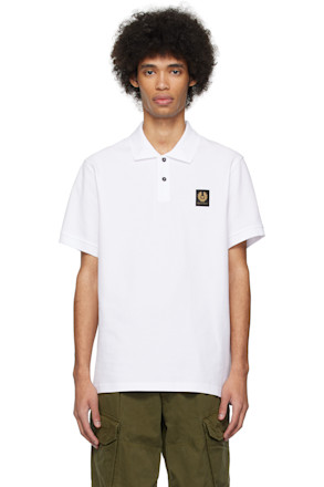 White Phoenix Patch Polo