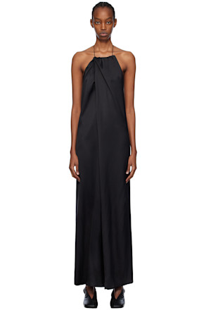 Black Halter Maxi Dress