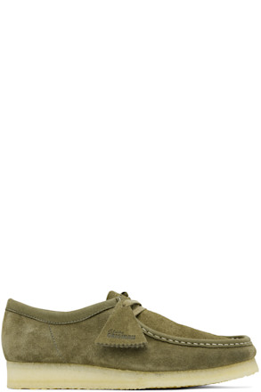 Khaki Wallabee Derbys