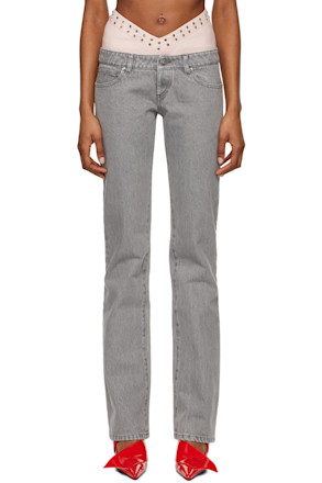 Gray Double Jeans