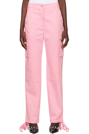Pink Panel Cargo Pants