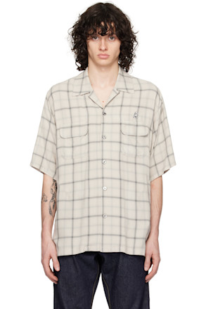 Off-White & Gray Check Shirt