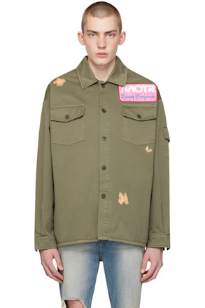 Khaki Bleached Shirt