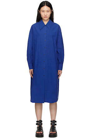 Blue Judy Midi Dress