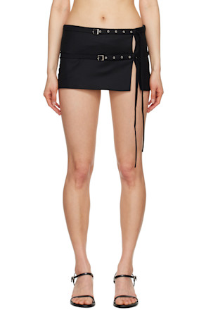 Black Lucerne Miniskirt